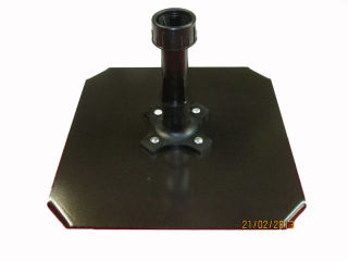 Podstawa stalowa obciążana do winderów, do twardego podłoża.